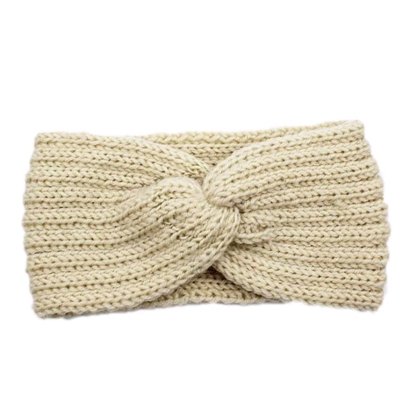 LAST ONE Top knot turban ear warmer headband - Picture 4 of 8